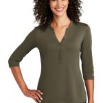 Ladies UV Choice Pique Henley