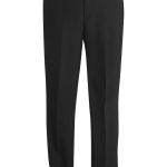 POLYESTER FLAT FRONT PANT