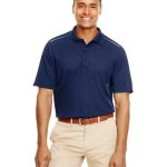 Men's Radiant Performance Piqué Polo with Reflective Piping