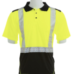 POLO SEGMENTED BLACK BOTTOM