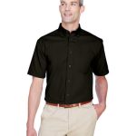 Men's Easy Blend™ Short-Sleeve Twill Shirt with Stain-Release